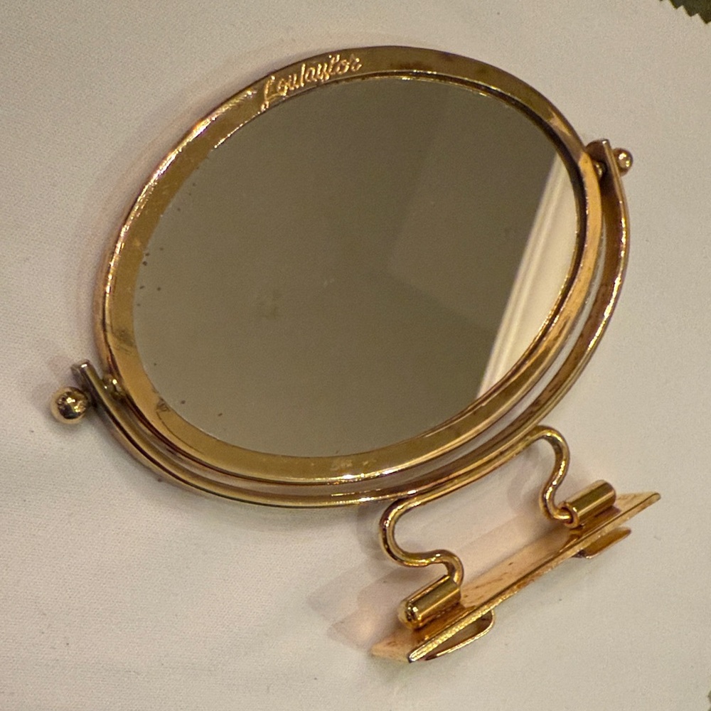 Luxurious Gold Vanity Mirror by Galanterie